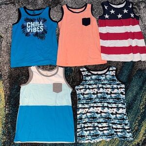 Chill Vibes Kids Tank Top - Blue and Black